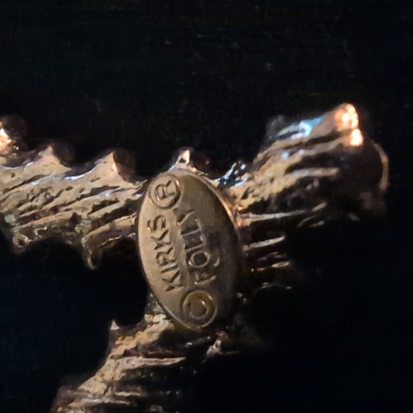 Kirks Folley Rhinestone Heart Pin - Picture 2 of 3